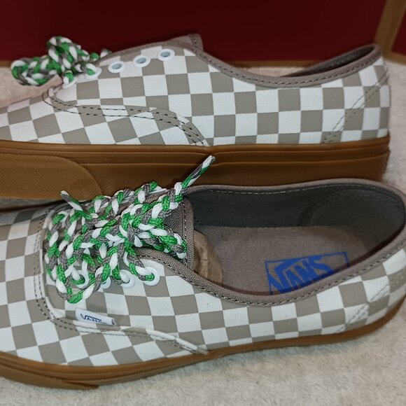 Vans Men's 8.5/Women's 10 Authentic Moon Rock/Gum Checkerboard VN0009PVY6Z - Picture 6 of 12